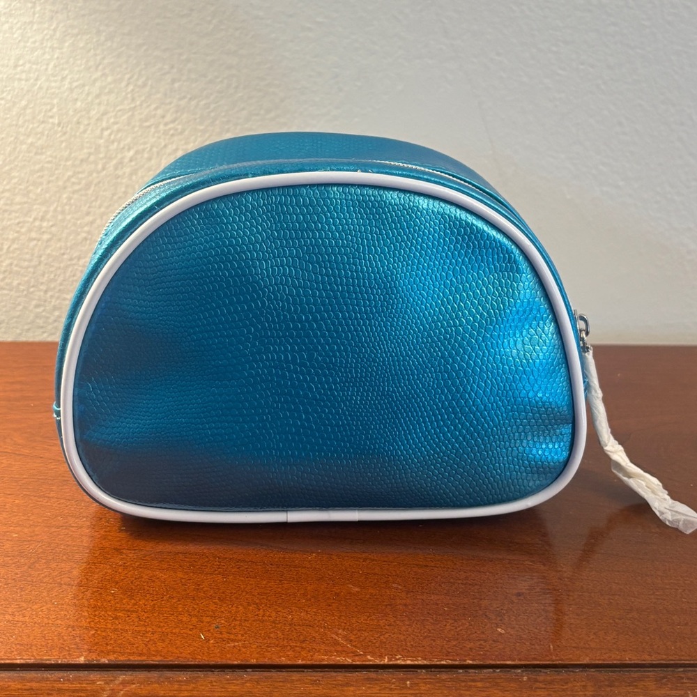 Lancôme Metallic Blue Cosmetic Bag
